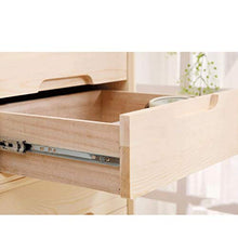 SLL- Cassettiera in Legno massello Cassetto con Serratura Guida a Scorrimento Armadio Stretto Armadio in Pino (Color : B)