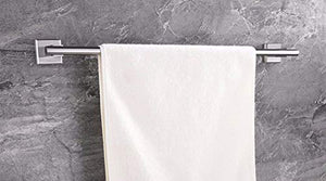 MBYW Portasciugamani Moderno Portasciugamani Elegante per Il Montaggi dell'Acciaio Inossidabile, portasciugamani Quadrato Spazzolato 304, portasciugamani del Bagno dell'Acciaio Inossidabile