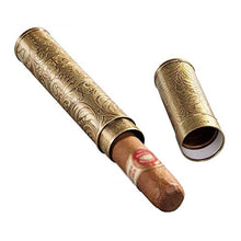 XZJJZ Singolo Cigar Humidor Humidor Portable - Portable Idratante Holster Cigar Cigar Tubo Smoking