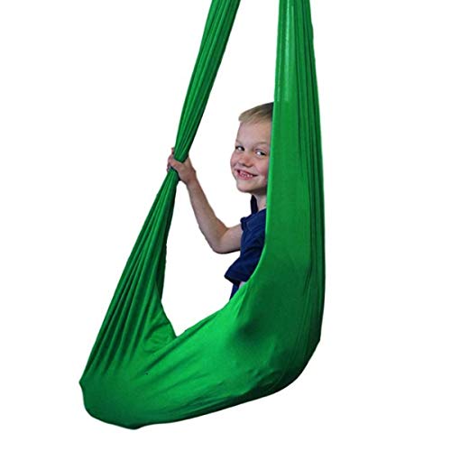WCX - Altalena sensoriale per interni e interni, per bambini e ragazzi, morbida amaca con esigenze speciali per autismo, ADHD, integrazione sensoriale di yoga, campeggio all'aperto