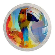 Animale uccello anatra 4 PCS Pomelli per Porta, Pomolo per Mobile, Pomelli per Mobili con Viti, Maniglia per Armadietto, Pomelli per Porta, Pomelli per Cassetti per Porta, Armadio, Cassetto e Credenza