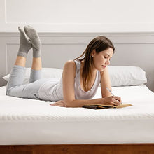 Bedsure Coprimaterasso Impermeabile Singolo 90x190 - Copriletto Impermeabile Trapuntato con Motivo Fiorale, Proteggi Materasso Impermeabile Taspirante e Lavabile, Bianco