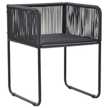 Tidyard Set 7/9 pz da Pranzo da Giardino in Rattan PVC Nero Marrone,Set Tavolo e Sedie da Giardino per Esterno in Rattan Nero,Set Tavolo WPC e 6/8 Sedie a Braccioli da Giardino per Esterno in Rattan