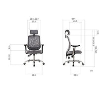 ZHJING Seggiola da Bar Correzione Chair Computer di casa Sedie Ufficio ergonomiche Seggiovia Sedia del Personale della sede Antiscivolo (Color : Red)