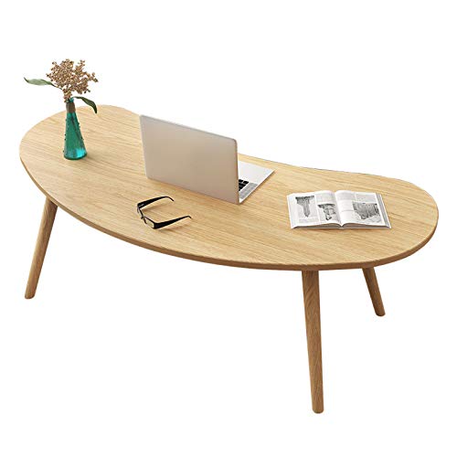 Tavoli Da Ufficio Per Il Tempo Libero, Tavolini Ovali In Legno Massello Tavolini Da Salotto Per La Casa Tavoli Da Divano Creativi Design Da Scrivania Di Grandi Dimensioni(Size:114*55*42cm,Color:B)