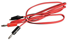 SaySure - 1 Pair Alligator Testing Cord Lead Clip to Banana Plug