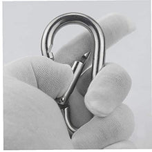 Amaca Ganci Appesi Kit Swing Appendini Heavy Duty in Acciaio Inox per I Set in Legno Altalena con Pneumatico Girevole Sedile Trapeze Yoga Argento