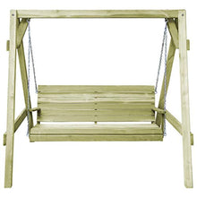 Tidyard Dondolo da Giardino Legno di Pino Impregnato FSC 215x171x180 cm