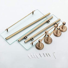 GDFEH Mensola di stoccaggio 3 Tier Bagno Scaffale per Bagno Bagno Bagno Bagno Scaffale da Parete con portasciugamani Montati a Parete 18.1x18.3x9.8 Pollici