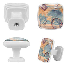 viaggio 4 PCS Pomelli per Porta, Pomolo per Mobile, Pomelli per Mobili con Viti, Maniglia per Armadietto, Pomelli per Porta, Pomelli per Cassetti per Porta, Armadio, Cassetto e Credenza