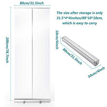 WLHER Protezione per Starnuti Trasparente Tosse Pieghevole Portatile Divisorio Facile da Installare per Ufficio Contatori Reception Counter, 80 * 200cm