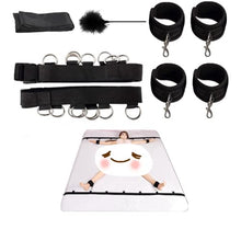 Kit da letto regolabile in morbido nylon con combinazione di fodere per il viso Tcklẹs con mano Ąñklẹ Cüff