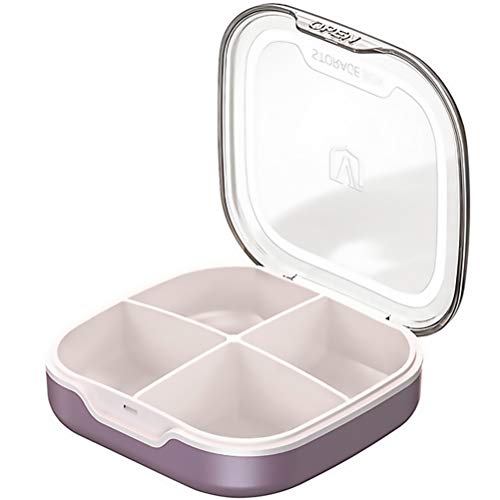 DOITOOL Contenitore per pillole da viaggio, 1 pezzo, contenitore per pillole, organizer per medicine, mini scatola