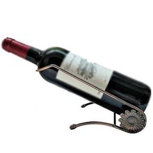 LHQ-HQ Bottiglia di vino rosso cremagliera cafe bar semplice vino in ferro battuto decorazione cremagliera retrò vino europeo decorazione, singola bottiglia Holder controsoffitto Piccolo Wine Rack bot
