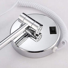 AJH Cosmetic Specchio cosmetico LED Specchio per Trucco da 8 Pollici Inclinazione del Braccio Regolabile Posizionamento Facile Ingrandimento 10 Volte Specchio per bellezz