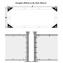 JIANFEI Balcone Frangivista Telo Privacy, All'aperto Giardino Protezione UV Panno Ombra Casa Tessere Maglia Protezione Copertina, 56 Dimensioni Personalizzabile (Color : White, Size : 1x10m)