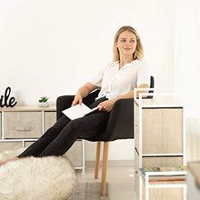 Relaxdays Mobiletto con 5 Cassetti, Cassettiera, Acciaio, Beige, HxLxP: 54,5 x 100 x 30 cm