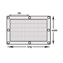 Jonist - Rete ombreggiante Tenda da Sole Tenda da Sole Vela Tenda da Sole Tenda da Sole Isolamento Termico Tenda da Cortile per Copertura vegetale Serra con Occhielli Resistenza allo Strappo Anti-U