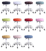 Poltrone Nubao Pelle spogliatoio Tavolo Sgabello PU con Pedali Bar Stool Soggiorno Salone di Bellezza Ufficio Hotel Altezza Regolabile Sedia Girevole (Colori: A1, Size: 32 * 44-56CM)