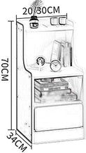 AIYIXUE utile comodino comodino comodino comodino indipendente cassetto di stoccaggio domestico rack comodino, 20 x 34 x 70 cm
