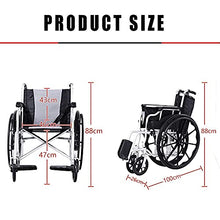 Sedia A Rotelle Leggera E Facile da Usare, Braccioli Lunghi Fino alla Scrivania E Poggiagambe Elevabili per Un Comfort Extra, Grigio, Sedile da 18 Pollici A