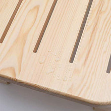 Sgabello con Gradino in Legno massello, Sgabello da Barba Resistente, Leggero e Antiscivolo, Sgabello Piccolo per Bambini, per casa, Bagno, Comodino