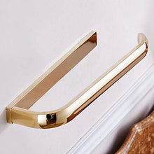 wangjian& Finitura Superficiale Oro Semplice in Ottone Costruzione Bagno e Servizi igienici Portasciugamani retrò ed Europeo con portasciugamani fissato al Muro, 30 cm