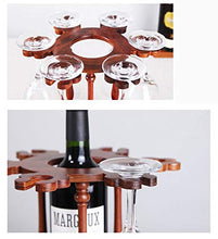 MTBH PMTBHPortabottiglie in Legno Antico con Supporto in Vetro da Tavolo portabottiglie da appoggio portabottiglie Regalo in Stile Cucina