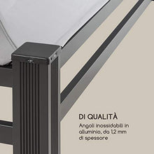 blumfeldt Pantheon Illumina - Gazebo, Pergola, Tubi in Alluminio, Tettuccio: 3x3 m, BrightNightTopLight: Luce LED Colorata, Paletti Angolari 9 x 9 cm, Senza Pareti Laterali, Nero