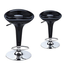 FYLYHWY 2 pz Bar sgabelli Sedie Great Value Gas Ascensore Bar/Cucina Sgabelli Perfetto for Qualsiasi casa Commercio (Color : 2PCS Black)