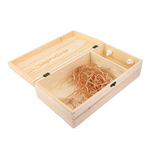 35 * 19 * 10cm Doppio Bottiglia Caso Carrier Casella Vino Cassa Di Legno Arredamento Migliore Regalo
