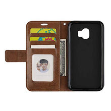 Bear Village® Cover per Samsung Galaxy J2 PRO 2018, Anti Graffio Custodia in Pelle con TPU Interno, Alta qualità Galaxy J2 PRO 2018 Cover con Chiusura Magnetica, Marrone