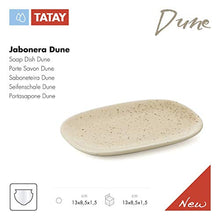 TATAY Jabonera, Beige, 13x8.5x3 cm