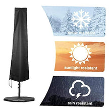 Ombrellone copertura antipolvere impermeabile Ombrello Rod sbalzo di protezione del tessuto di Oxford per il patio con giardino all'aperto Prodotti per la casa