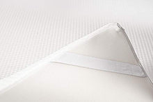 Materasso Topper viscoelastico antiacaro traspirante ed estraibile (150 x 190 cm)