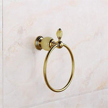PYROJEWEL Mensole Bagno Bar Bar Rack Appendiabiti Bagno Ciondolo Hardware di Rame di Alta qualità Anello di Rame in Oro Giada mensola da Bagno