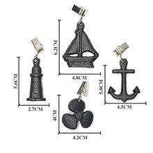 Advancethy - Set di 4 pesi per tovaglia in ghisa, con morsetti per tovaglia, per casa, giardino, feste, matrimoni, campeggio, picnic