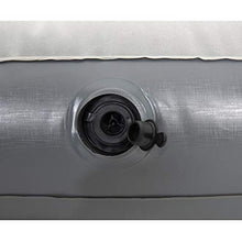 Poltrona Divano Letto 2 posti Gonfiabile Grigio con Pompa elettrica Sofa Relax per Giardino Piscina Campeggio Comoda e Resistente Uso Interno ed Esterno