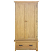 Luckyfu Questo Armadio con 1 Cassetto in Legno di Quercia 90 x 52 x 183 cm.Questo Armadio Fornira Una Soluzione di Stoccaggio Ideale.Armadio Guardaroba.