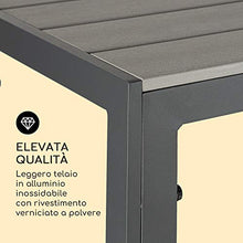 blumfeldt Menorca Roll - Tavolino da Servizio, Carrello con Rotelle, Dimensioni: 100 x 83 x 49 cm (LxAxP), 2 Ripiani, 2 Ruote, Materiale: Alluminio/Polywood, Rivestito a Polveri, Teak