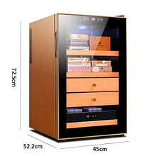 Armadio Per Sigari Armadio Per Sigari In Legno Di Cedro Nudo A Temperatura E Umidità Costanti Armadio Idratante Armadio Per Vino Refrigerato Per Uso Domestico ( Color : Brown , Size : 45*52.5*72.5cm )