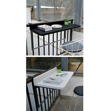 Tavolo pieghevole da parete Ringhiera da balcone Tavolo appeso Tavolo pieghevole in acciaio inossidabile Appeso Bar domestico Appeso a parete Scrivania Scrivania per computer Tavolo per il tempo lib