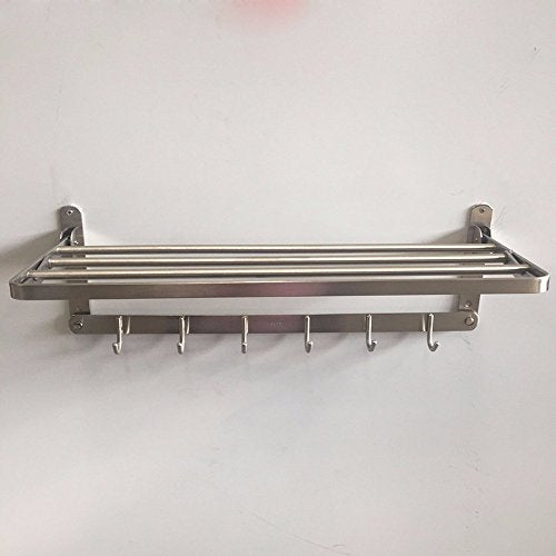 MBYW Portasciugamani Moderno Minimalista Portasciugamani Elegante per Il Bagno di Moda 304 portasciugamani in Acciaio Inox Hardware Pendente Bagno mensola Bagno Pieghevole portasciugamani