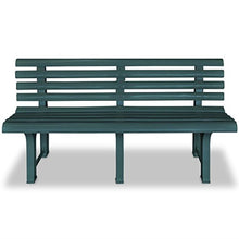 Tidyard- Panchina da Giardino in Plastica, Panchina Verde 145,5x49x74 cm