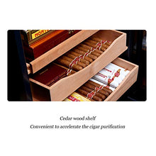 Umidificatori Humidor Costante Di Temperatura E Umidità Cigar Cabinet Idratante Sportello Dell'auto Singolo Costante Temperatura Di Frigorifero Costante Temperatura E Umidità Possono Tenere 400 Sigari