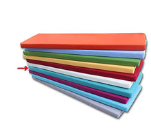 Panchina Sedia Esterno,Cuscino per Panca da Giardino-Blu 2 90×30×5cm(35×12×2in)