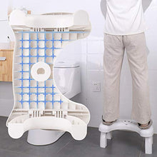 Pieghevole Sgabello Fisiologico per WC Bagno,Lo Sgabello Servizi Igienici Fisiologico per Toilette,Antiscivolo Anti costipazione Heal Squat emorroidi,Adottate La Posizione Naturale Anti Stitichezza