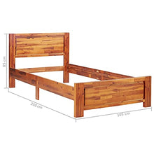 SKM Giroletto in Legno Massello di Acacia 100x200 cm (22.8kg)