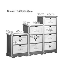 Lw Shelf Petto Bambini di cassetti, Versatile 2/3/4 cassettiera, con Un Modello, for Corridoio Camera Kid Organizer Cabinet (Size : 40×30×85cm)