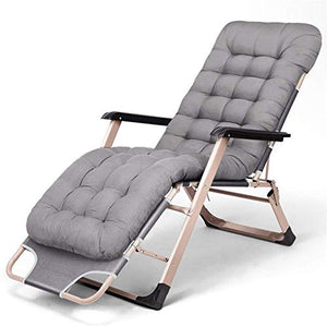 Hfyg Lettino Prendisole Sedie Gravity-Zero Gravity Reclinabile per Persone Pesanti Outdoor Beach Prato Camping Sedia Portatile Pieghevole Sedia a Sdraio con Cuscini Chaise Longue